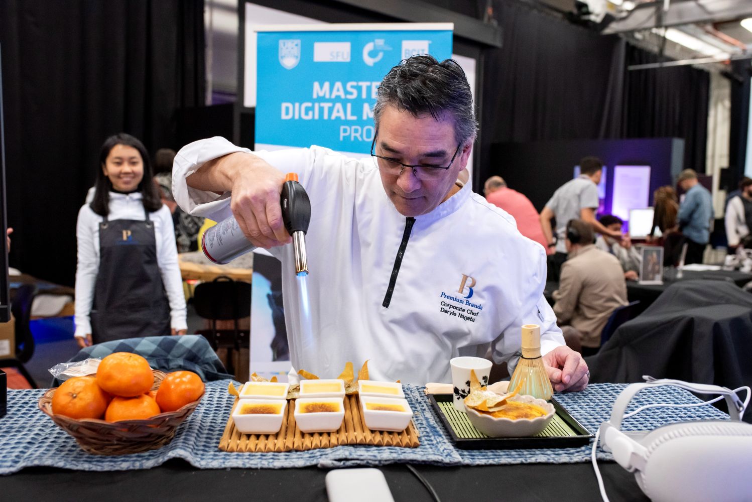 The experience concluded with a real-life creme brulee, expertly crafted by our partnered executive chef, Chef Nagata.